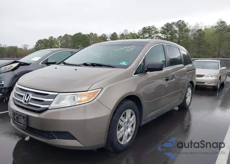 2012 Honda Odyssey Lx из США, поврежденный, VIN 5FNRL5H22CB091859